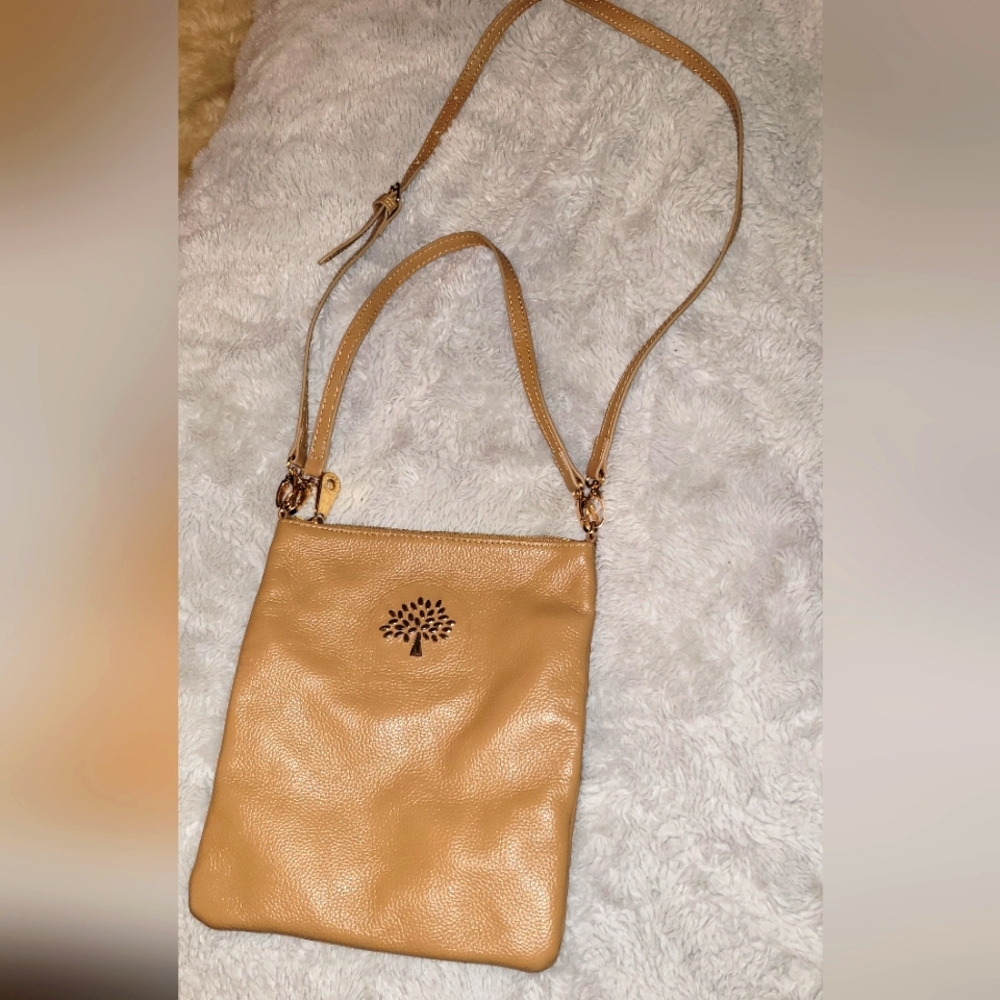 Authentic Mulberry Leather Crossbody Bag